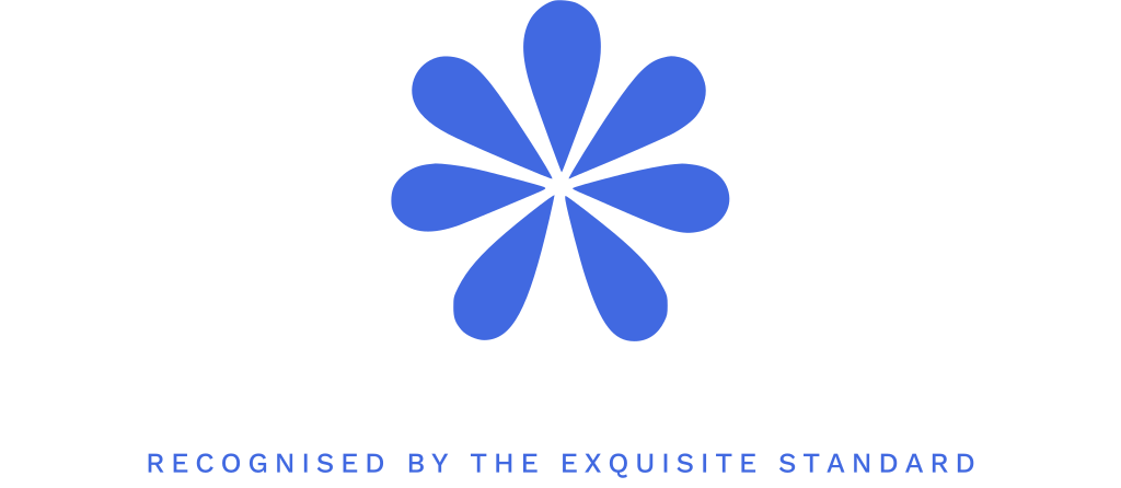 Recognition Signature in royal blue